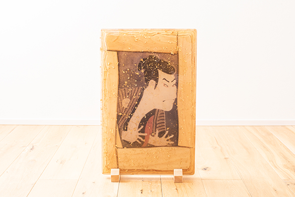 サイドテーブルの浮世絵イメージ画像